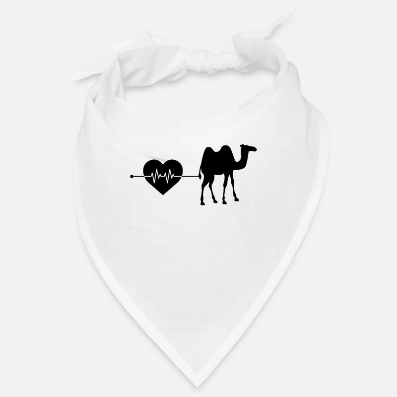 Dromedary camel heartbeat Bandana