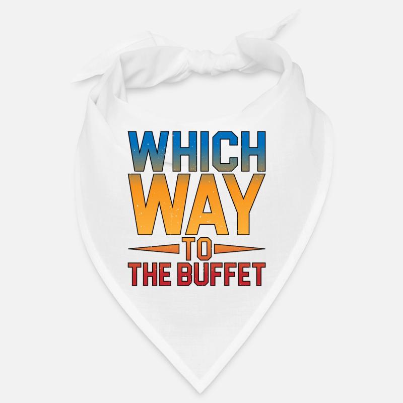 Which Way To The Buffet 12 Bandana