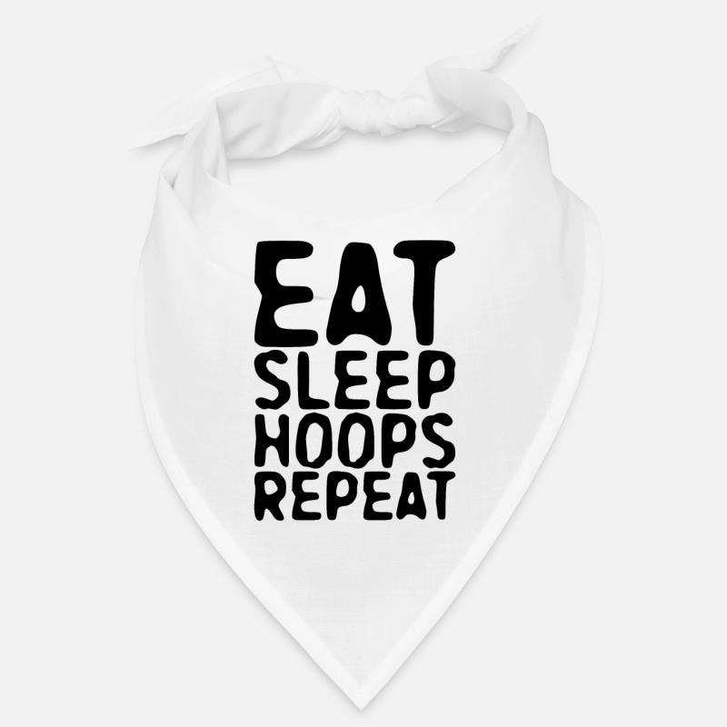 Eat Sleep Hoops Repeat Bandana