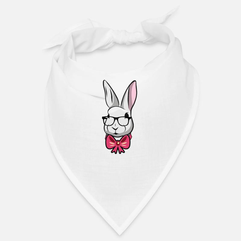 mignon, lapin pâques, mouche Bandana
