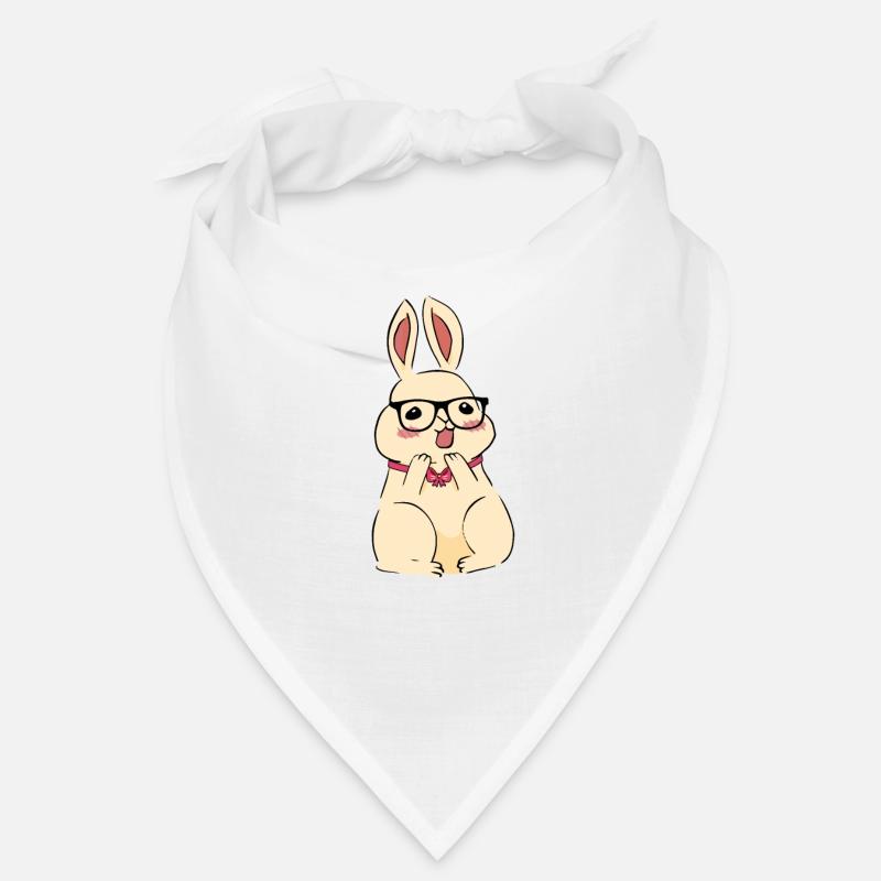 mignon, lapin pâques, mouche Bandana