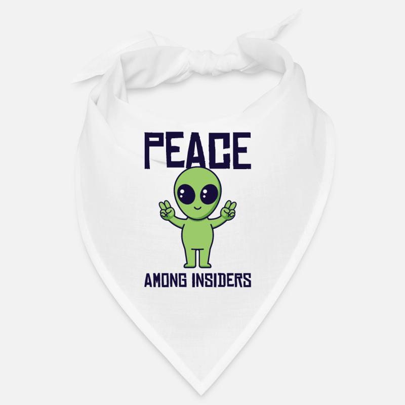 Alien Peace Auserirdisch Marsianer Space Outsider Bandana