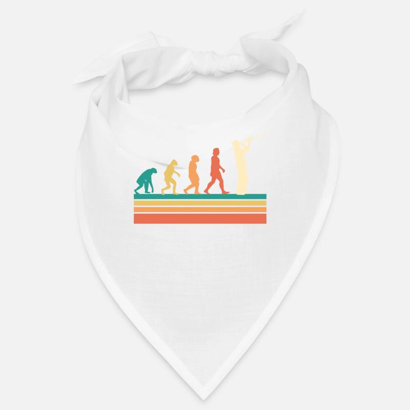 Musiker Posaunist die Evolution Posaune - Bandana - Weiß