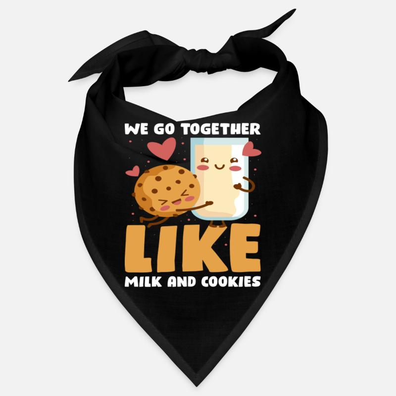 Lait et biscuits Biscuit drôle Bandana
