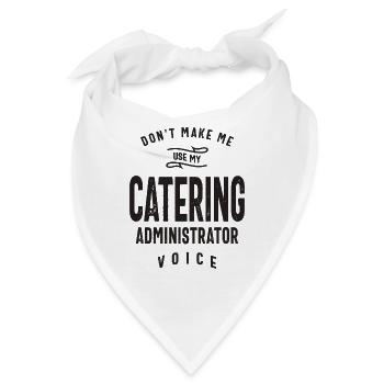 Catering-Administrator Beruf - Bandana - Weiß - Vorne