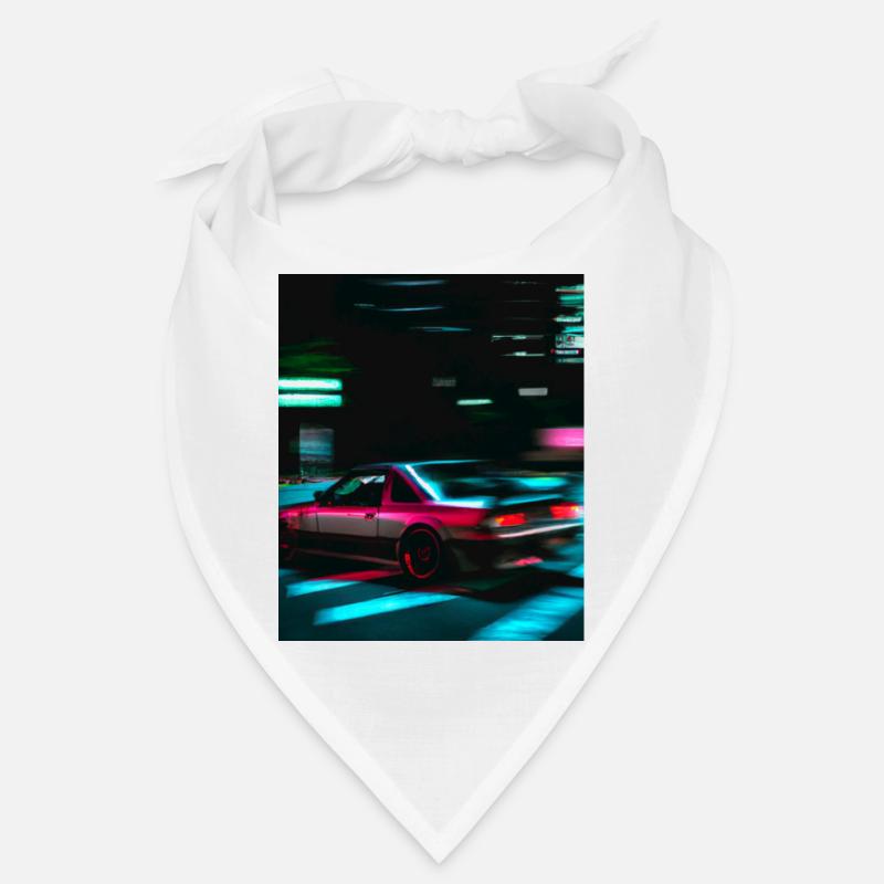 Vaporwave Esthétique Synthwave Car Bandana
