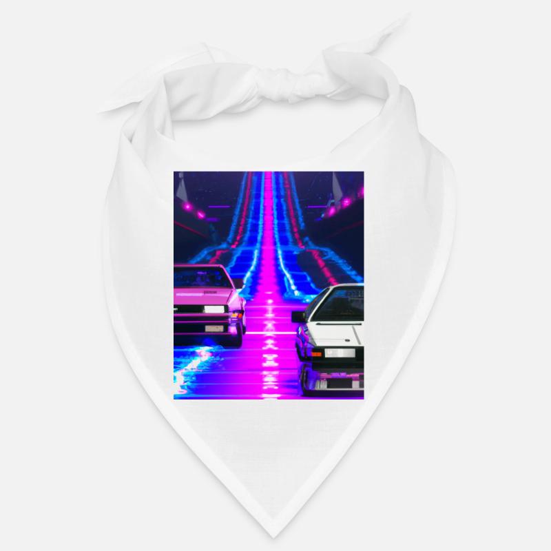 Vaporwave Esthétique Synthwave Car Bandana