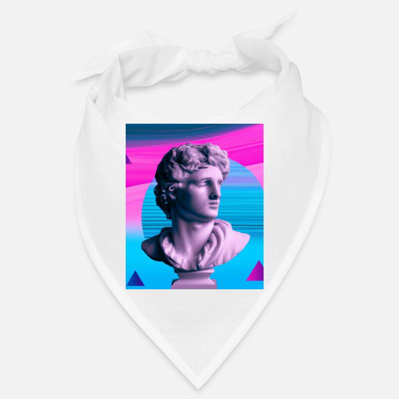 Vaporwave Statue Buste romain Bandana