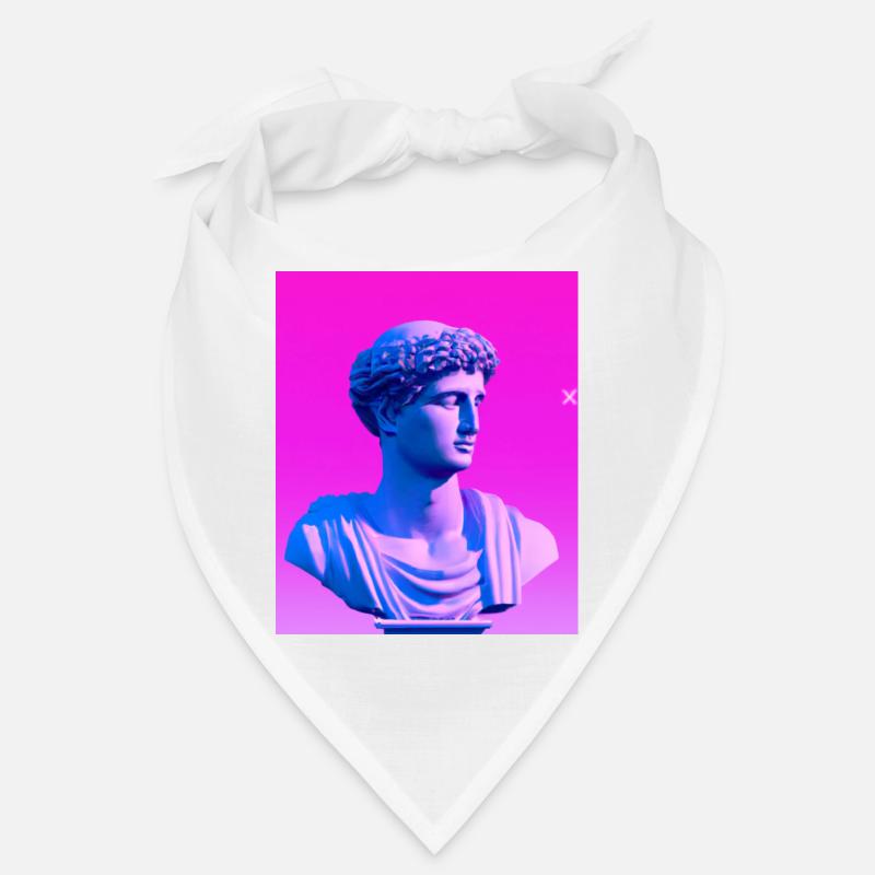 Vaporwave Statue Buste romain Bandana