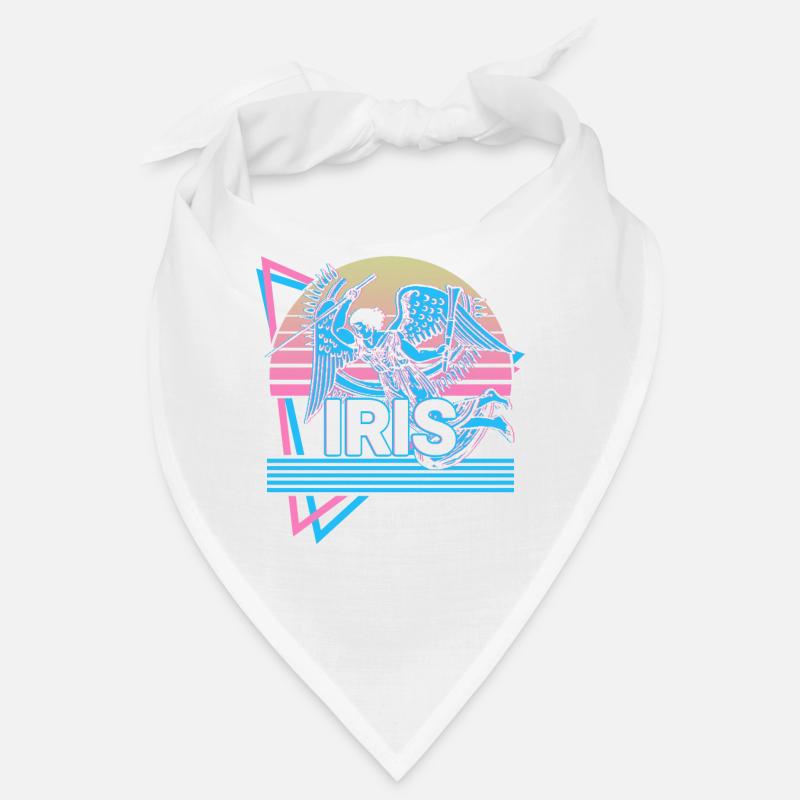 Iris Goddess Ancient Greek mythology Retro - Bandana - white