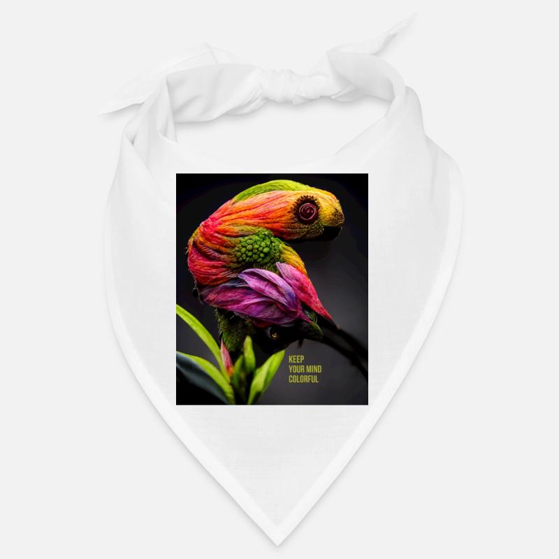 Colorful parrot for all sharp minds Bandana