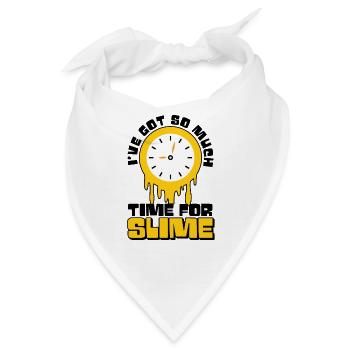 Slime Time Dripping Slime Drip Gear Slime Maker - Bandana - Weiß - Vorne