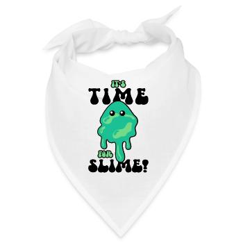 Schleim Pfütze Cool Cute Adorable für Slime Maker - Bandana - Weiß - Vorne