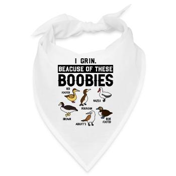 Lustige Tölpel-Seevögel-Sammlung - Bandana - Weiß - Vorne
