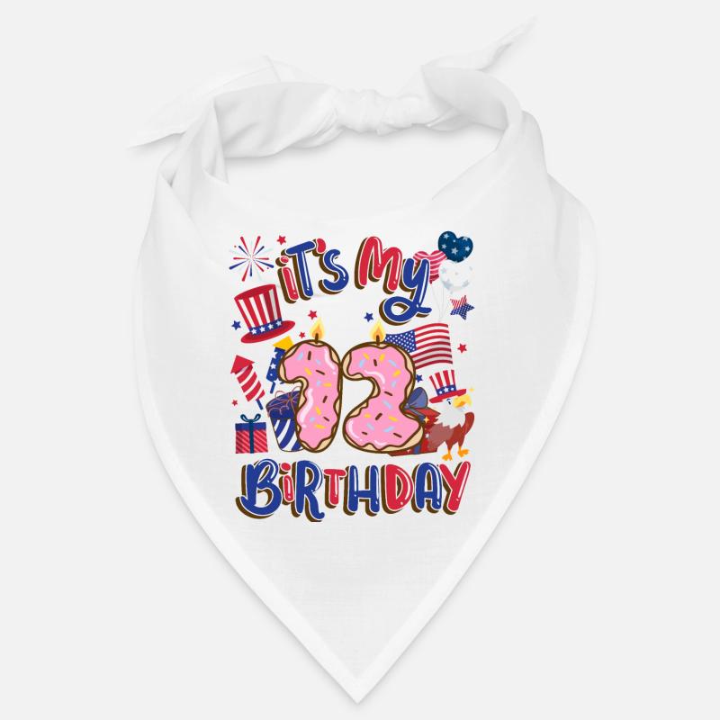 It's my 12th birthday Eagle July 4th Bandana
