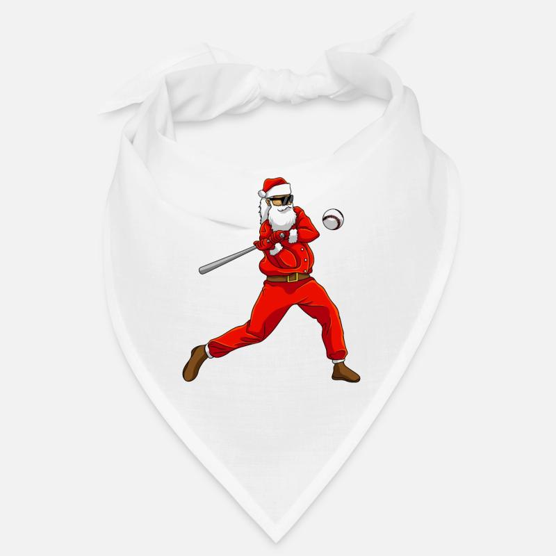 Weihnachtsmann spielt Baseball Bandana