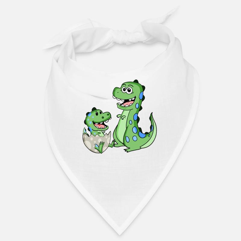 Dinosaure avec bébé dinosaure Bandana