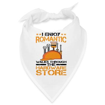 Enjoy Romantic Walks Through The Hardware Store14 - Bandana - Weiß - Vorne
