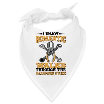 Enjoy Romantic Walks Through The Hardware Store15 - Bandana - Weiß - Vorne