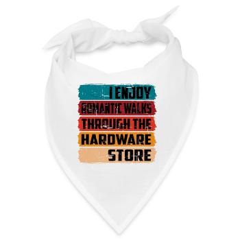 Enjoy Romantic Walks Through The Hardware Store16 - Bandana - Weiß - Vorne