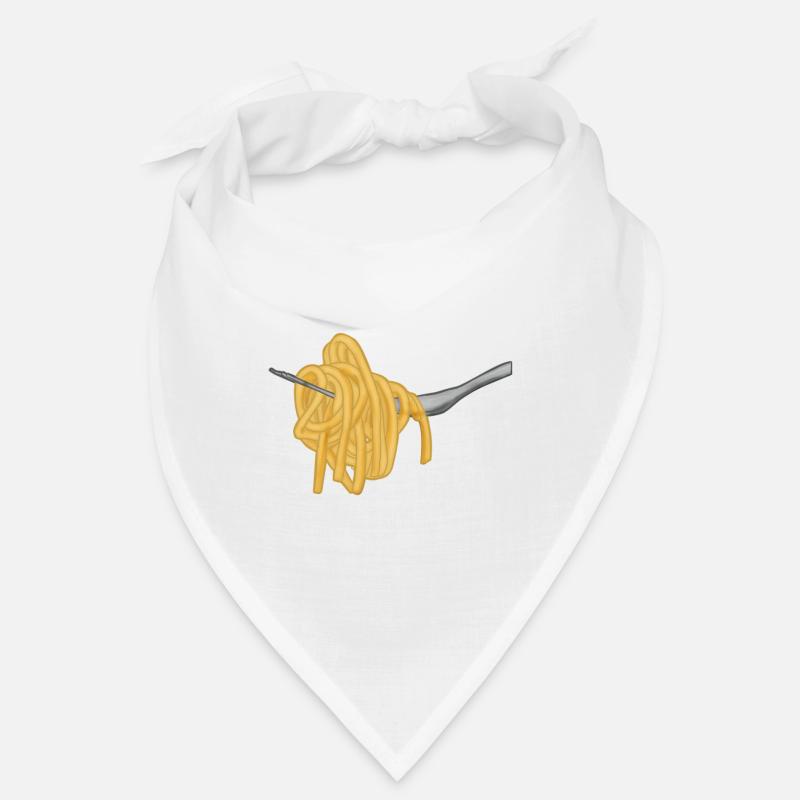 Pasta Spaghetti Fork Bandana