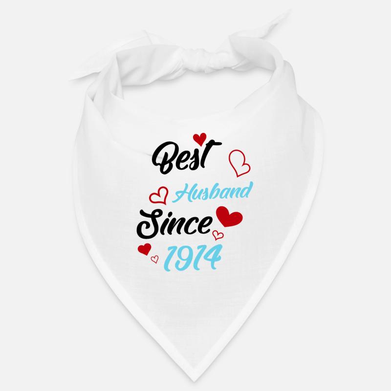 Bester Ehemann seit 1914 Hochzeit Bandana