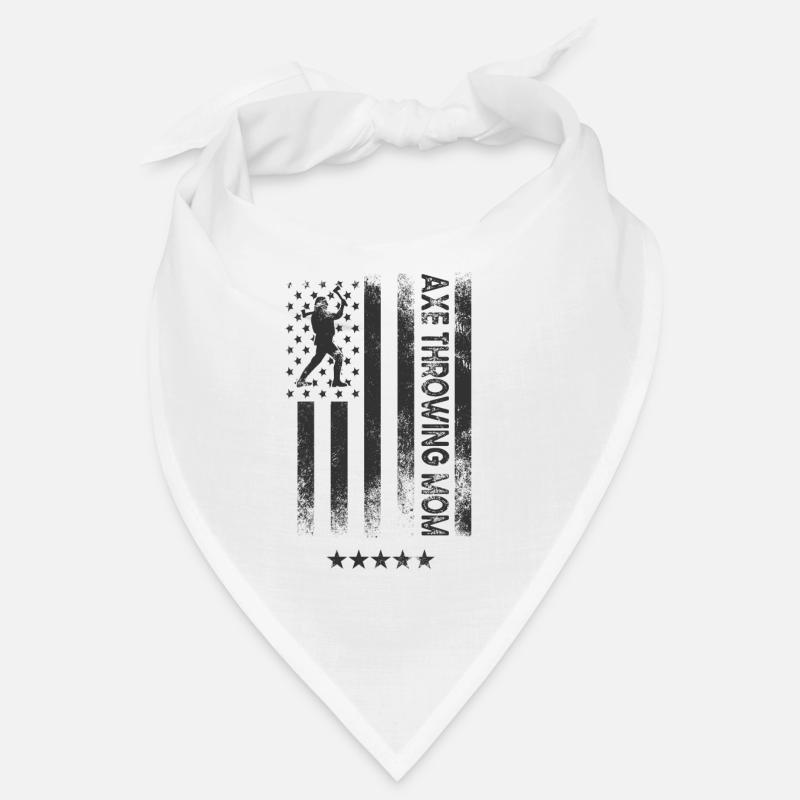 USA Flagge - Axt Werfen Mutter Bandana