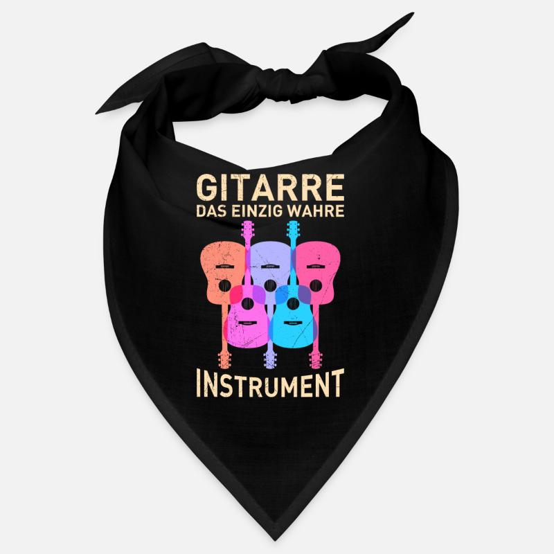 Musiker Das einzig wahre Instrument Gitarre Bandana
