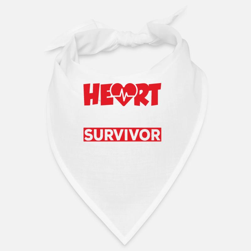 Überlebender Eines Herzinfarkts Herzinfarkt Bandana
