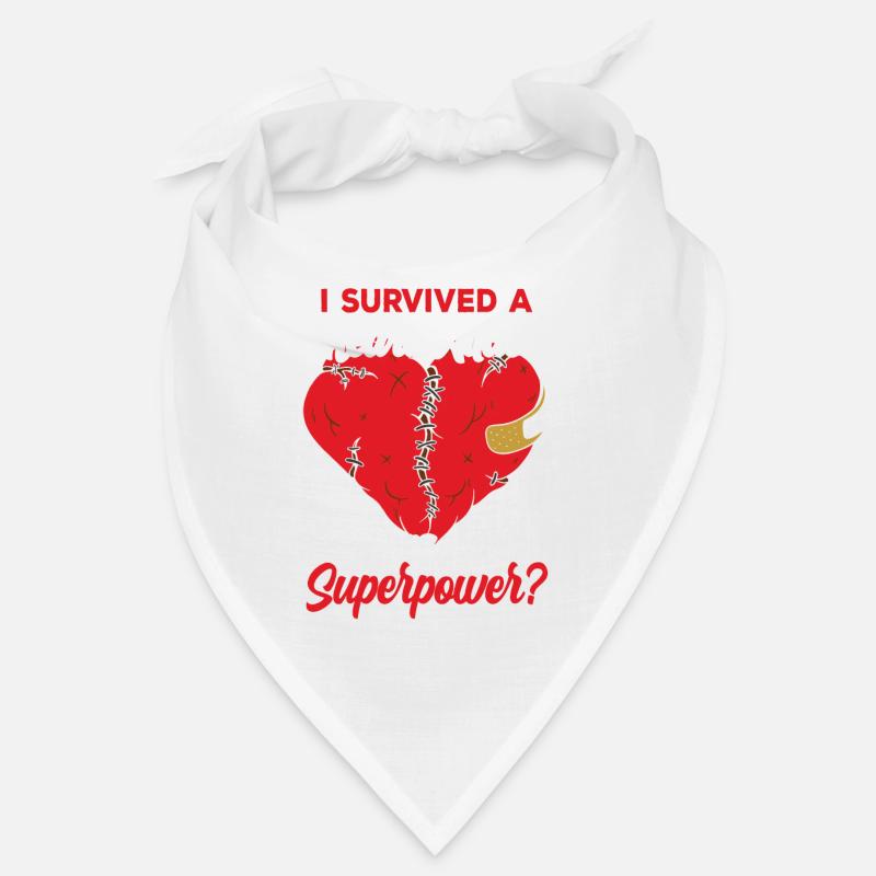 J’ai survécu à une crise cardiaque Bandana