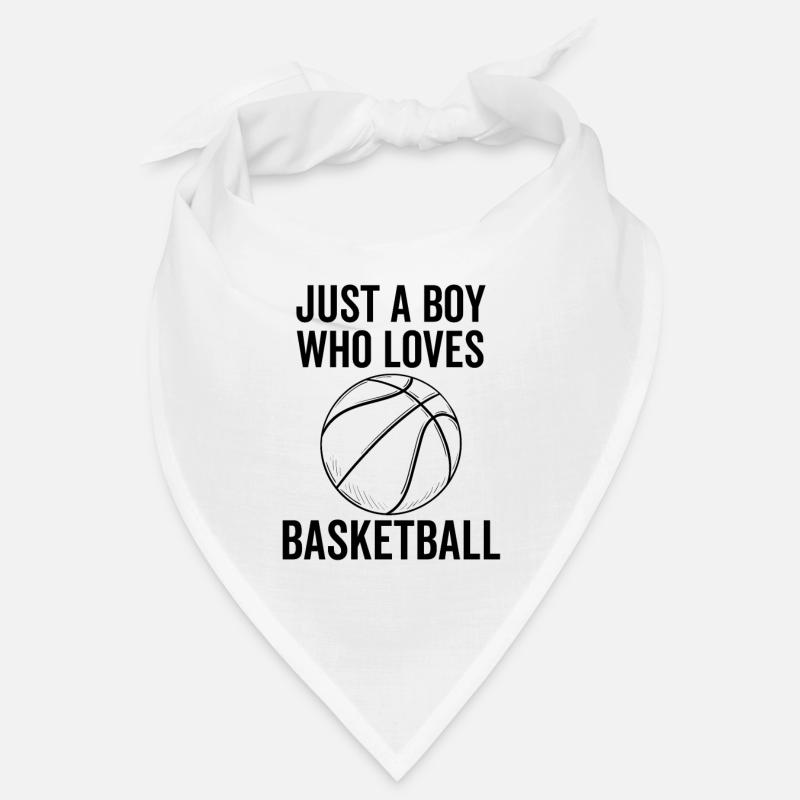 Nur ein Junge, der Basketball liebt Bandana