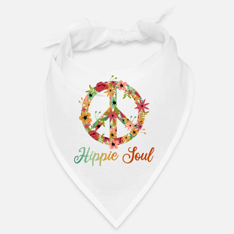 Hippie Soul Daisy Blume Friedenszeichen Bandana
