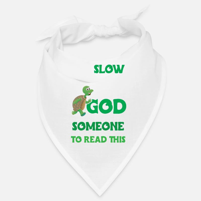 Turtle Saying Running Funny Bandana