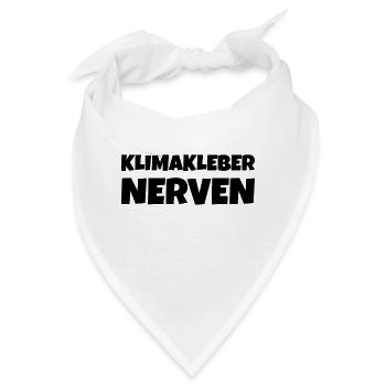 Straße ankleben Protest - Bandana - Weiß - Vorne