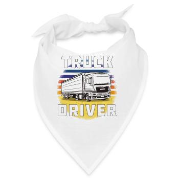 TRUCK DRIVER - Bandana - Weiß - Vorne