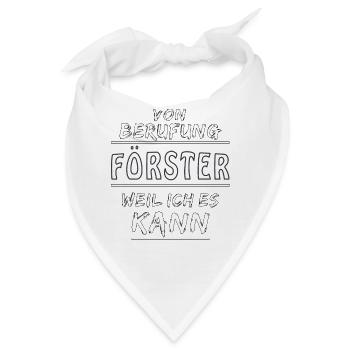 VON BERUFUNG FÖRSTER - Bandana - Weiß - Vorne