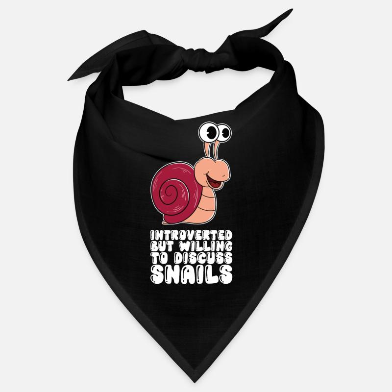 Parler des escargots de manière introvertie Bandana