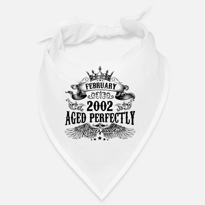 2002| Februar Aged Perfectly 2002 Geburtstagsgeschenk Bandana