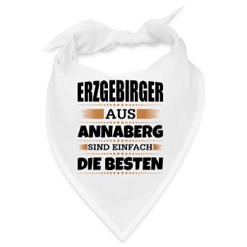 Erzgebirger aus Annaberg - Bandana - Weiß - Vorne