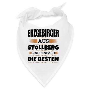 Erzgebirger aus Stollberg - Bandana - Weiß - Vorne