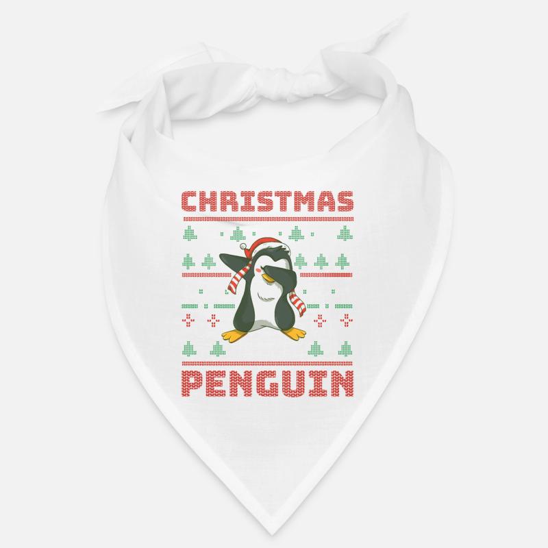Xmas Penguin Hässlicher Weihnachtspulli Geschenk Bandana