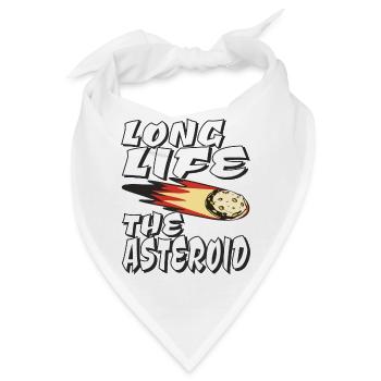 LONG LIFE THE ASTEROID - Bandana - Weiß - Vorne