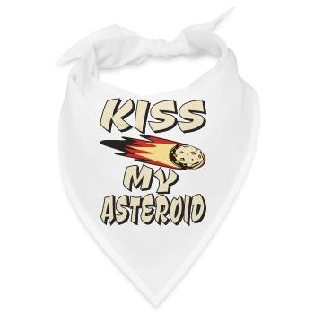 KISS MY ASTEROID - Bandana - Weiß - Vorne