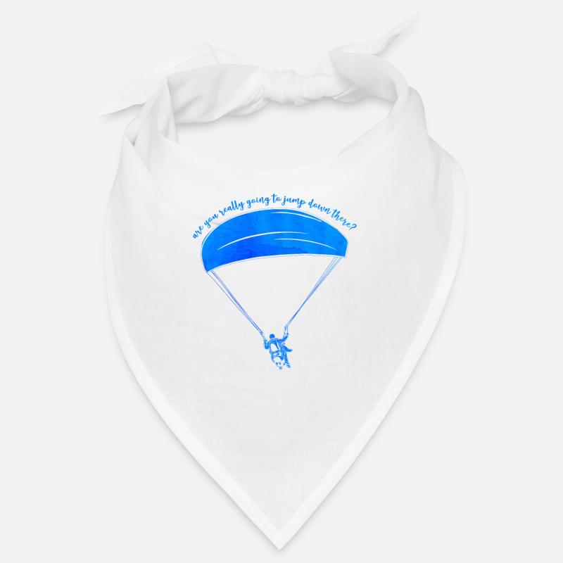 Are You Really Going To Jump Down Here? Paraglidin Bandana