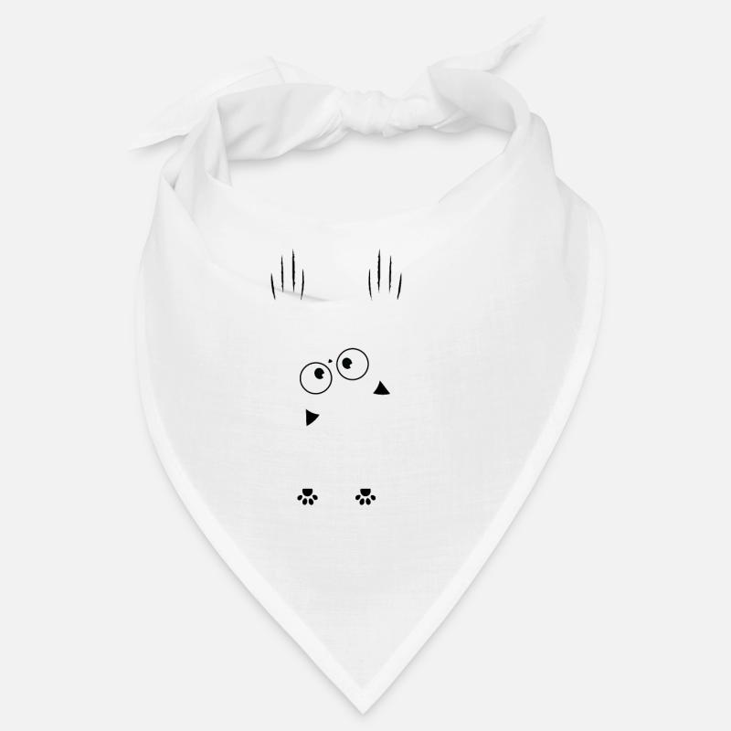 Cat falls scratch kitten Bandana