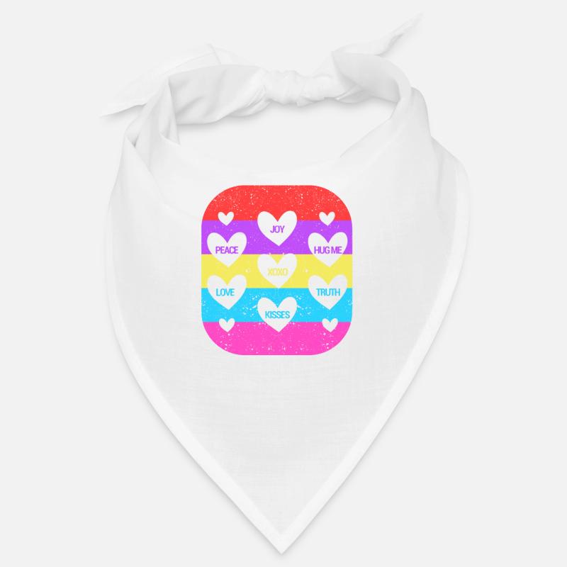 Amour du cœur de la Saint-Valentin Matching Bandana