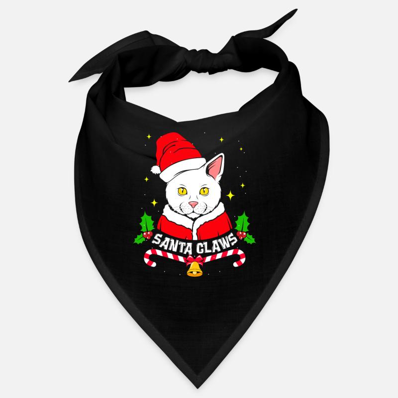Griffes de Père Noël de chat Bandana