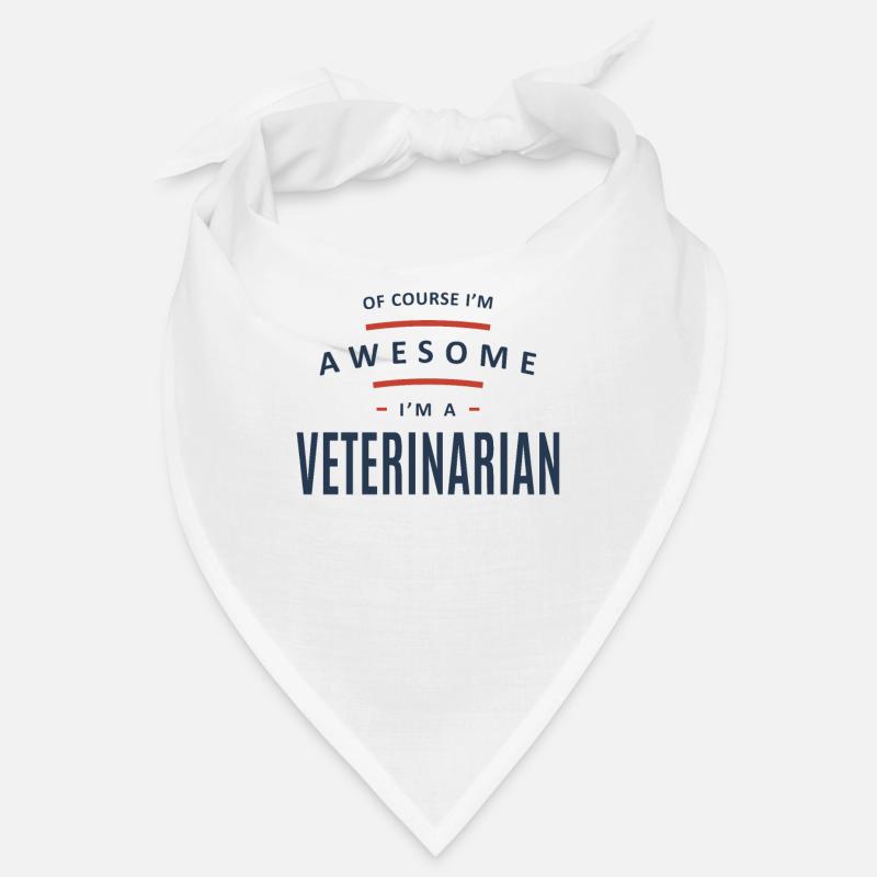 Tierarzt Beruf - Bandana - Weiß
