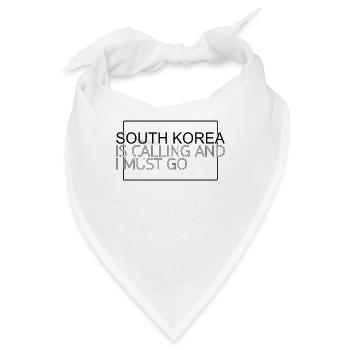 South Korea - Bandana - Weiß - Vorne