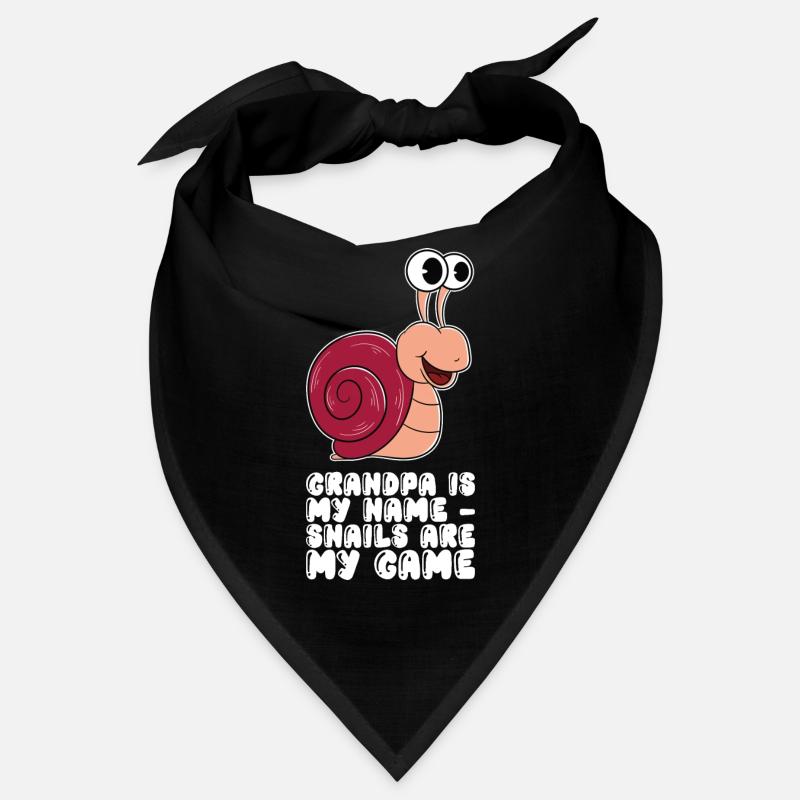 Grandpa is my name Snails Bandana